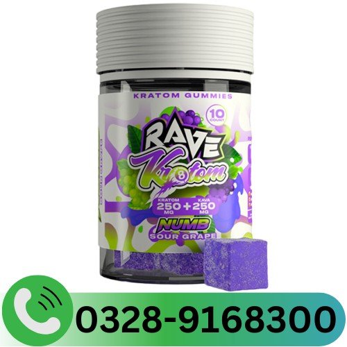 Rave Kratom Numb Gummies in Pakistan