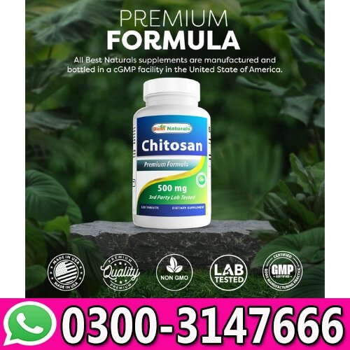 Best Naturals Chitosan 500mg Capsules In Pakistan