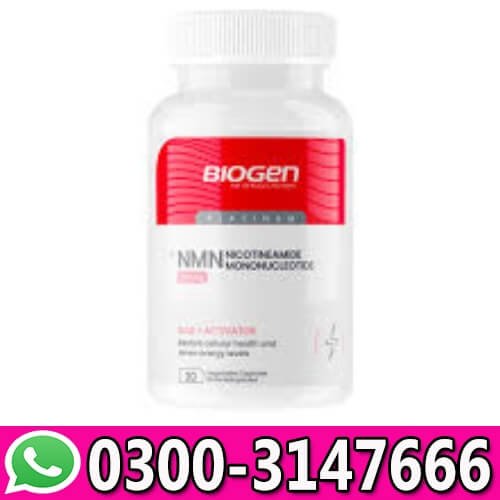 Biogen Nmn 500mg Nicotinamide Mononucleotide Capsules In Pakistan