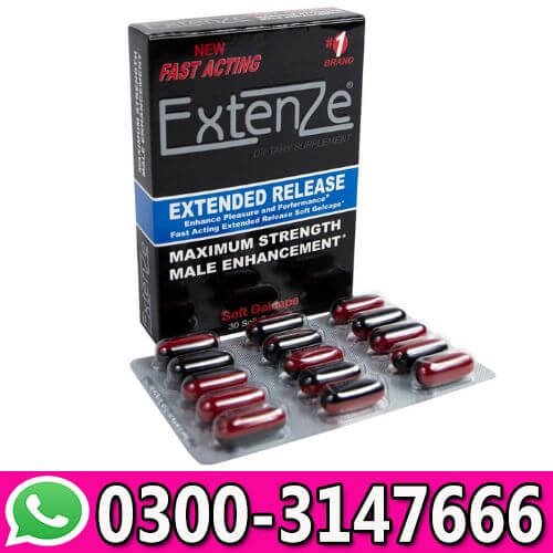 Extenze 30 Tablets Price in Pakistan