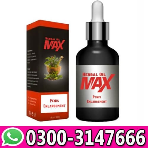 Max Herbal Oil For Penis & Breast Enlargement In Pakistan