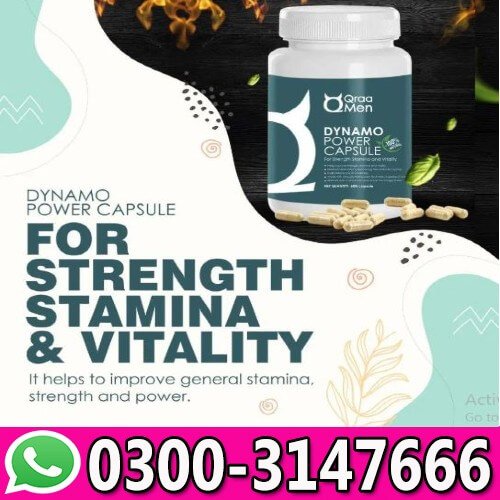 Qraa Men Dynamo Power Capsules For Men In Pakistan