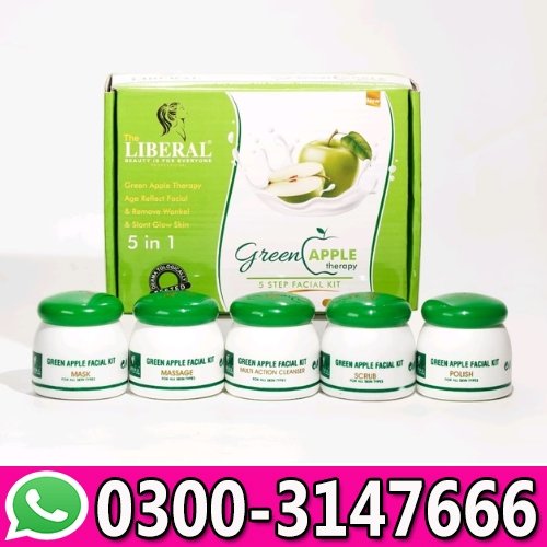 The Liberal Green Apple 5 Step Facial Kit