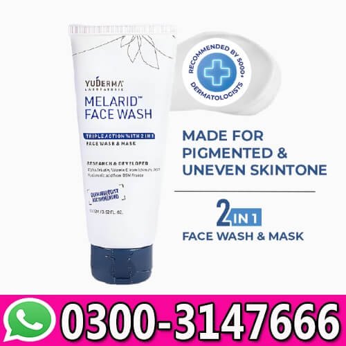 Yuderma Melarid Triple Action Face Wash In Pakistan