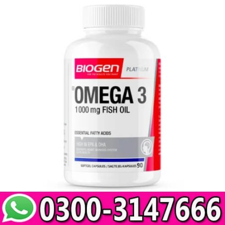 Biogen Omega 3 1000mg Fish Oil In Pakistan