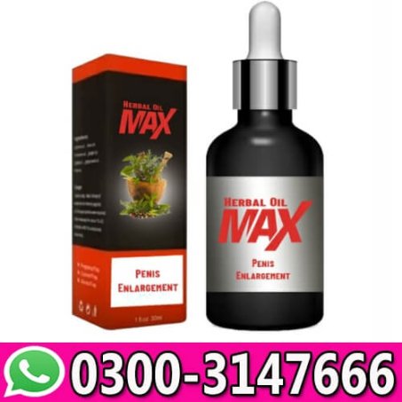 Max Herbal Oil For Penis & Breast Enlargement In Pakistan