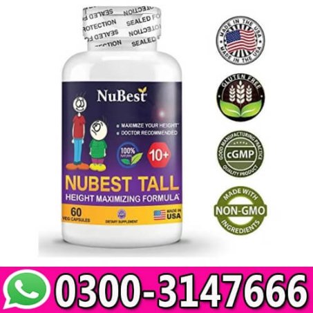 Nubest Tall Height Growth Supplement In Pakistan