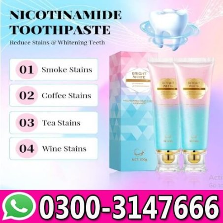 Teeth Whitening Toothpaste 50ml Bright Smile Price In Pakistan