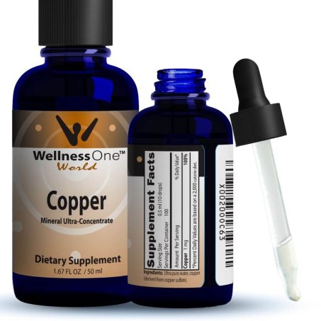 WellnessOne Liquid Copper Supplements - Mineral Ultra Concentrate In Pakistan