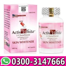  Active White Glutathione Skin Whitening Capsules In Pakistan